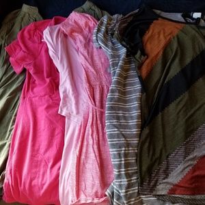Bundle of 6 maternity shirts
